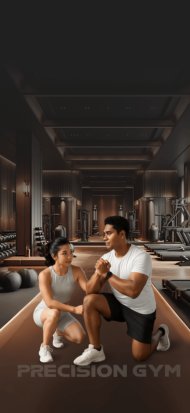 Modern gym interior
